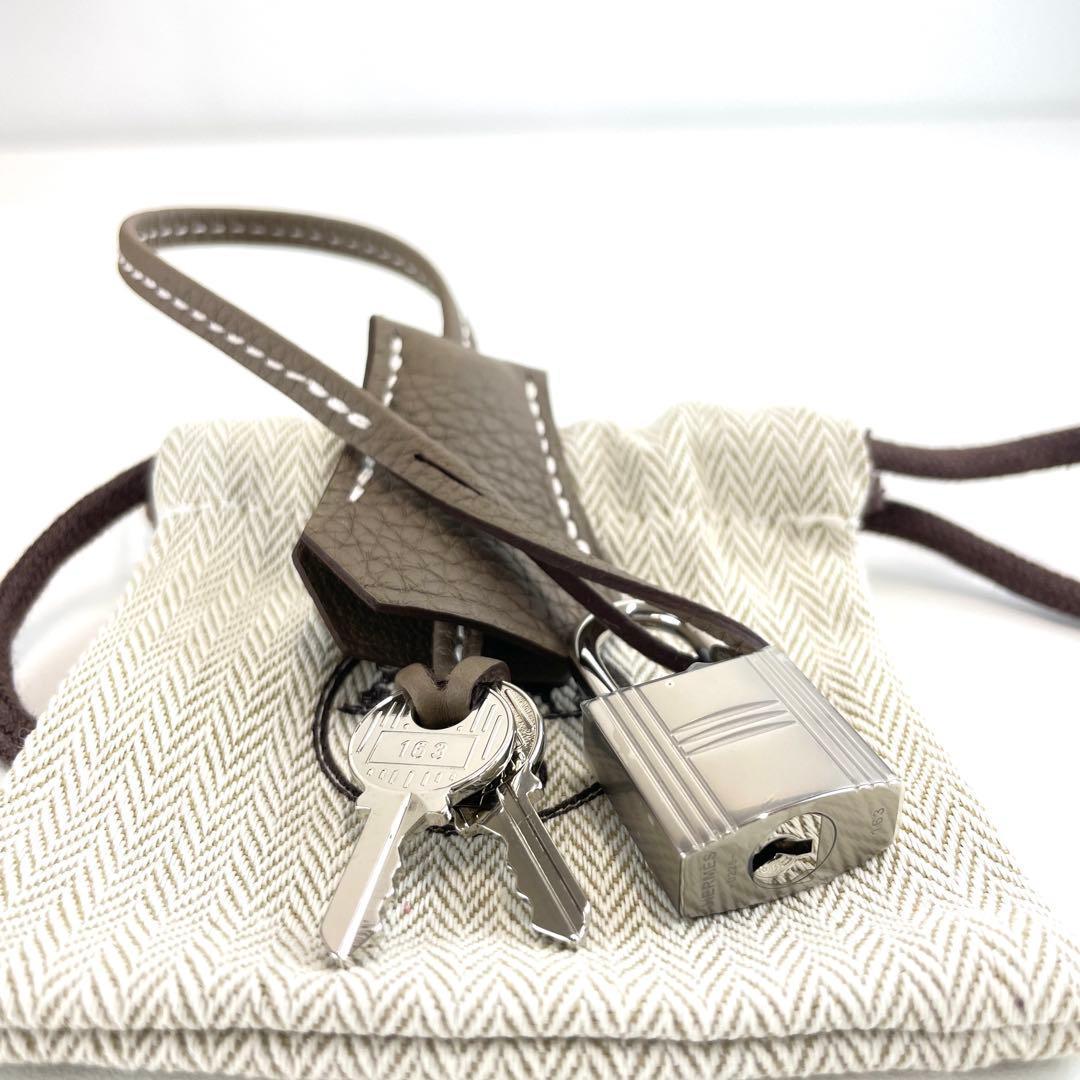 新品未使用 HERMES エルメス　バーキン30　エトープ　シルバー金具