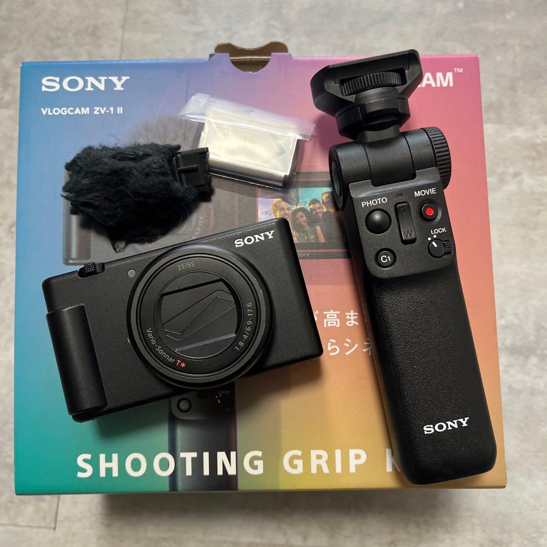 デジタルカメラ SONY VLOGCAM ZV-1 II SHOOTING GRIP KIT