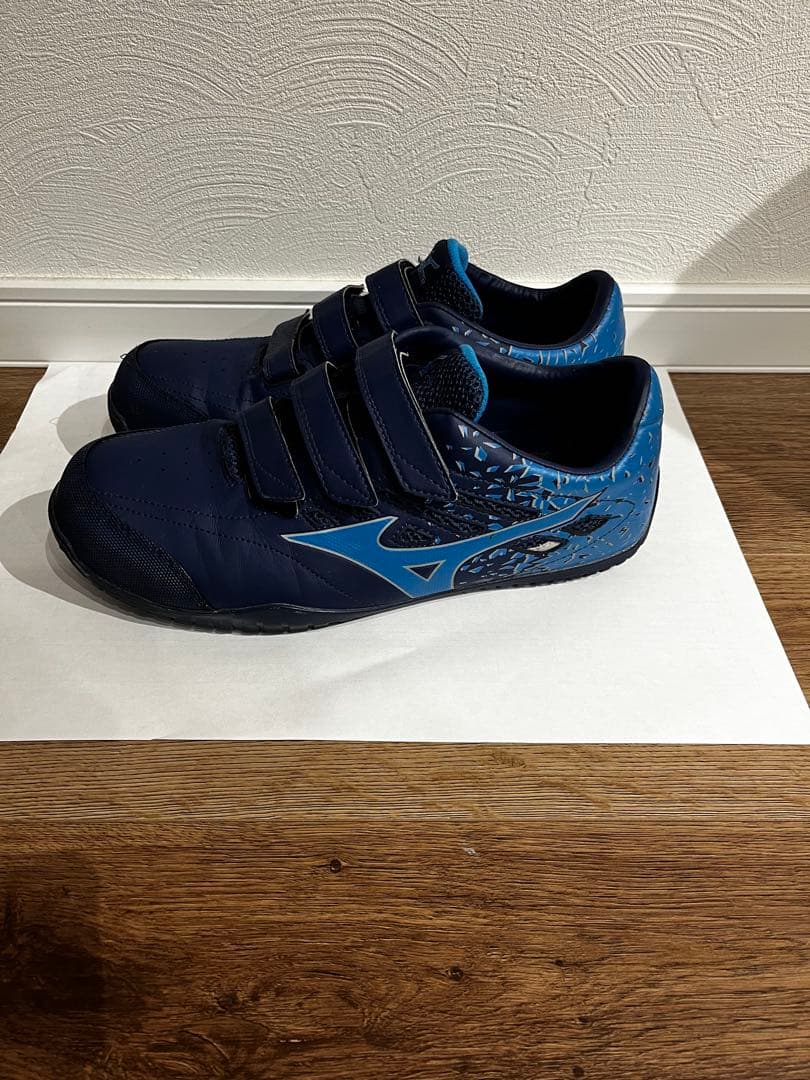 Mizuno ネイビー ベルクロ 安全靴