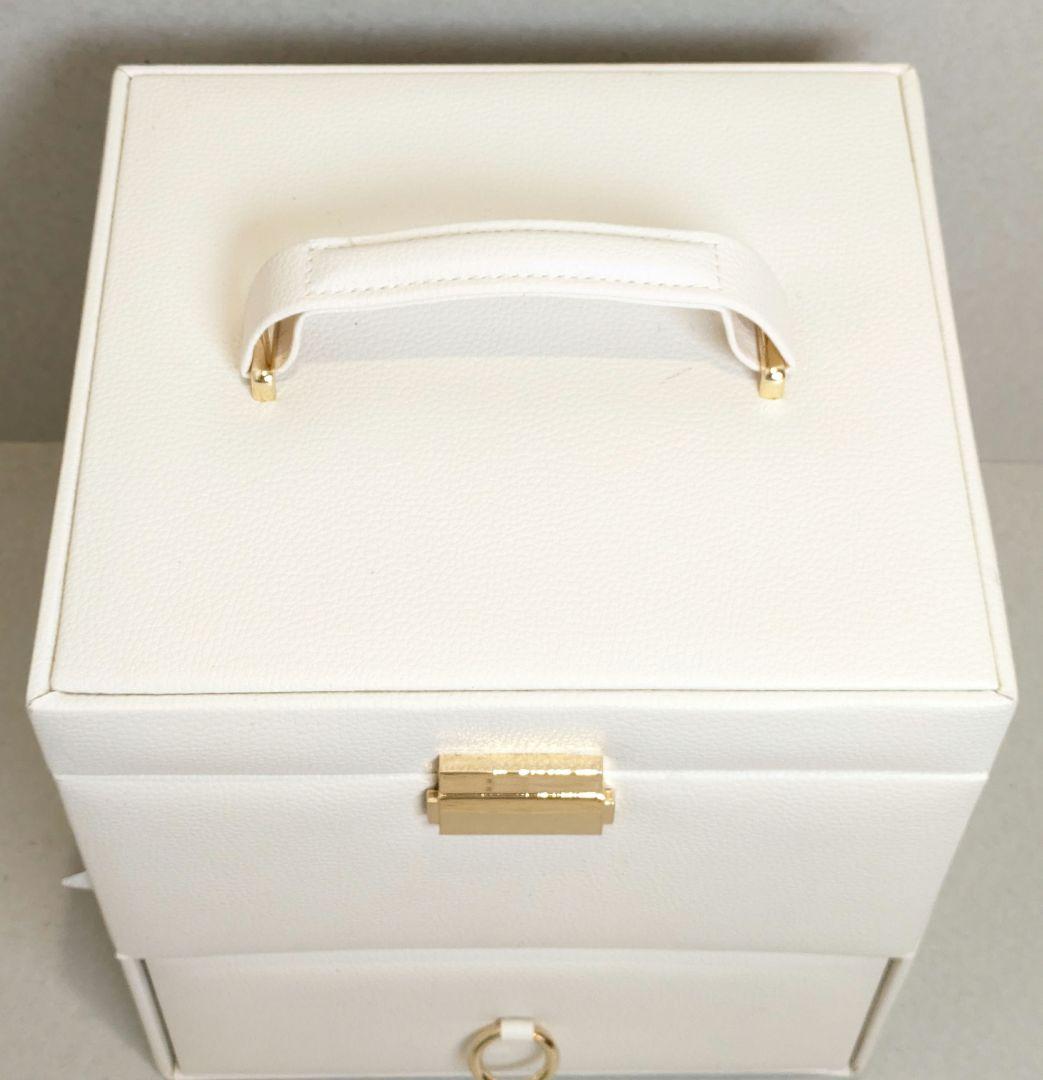 ☆新品☆ Francfranc フランフラン メイクボックス 引き出し 鏡付き