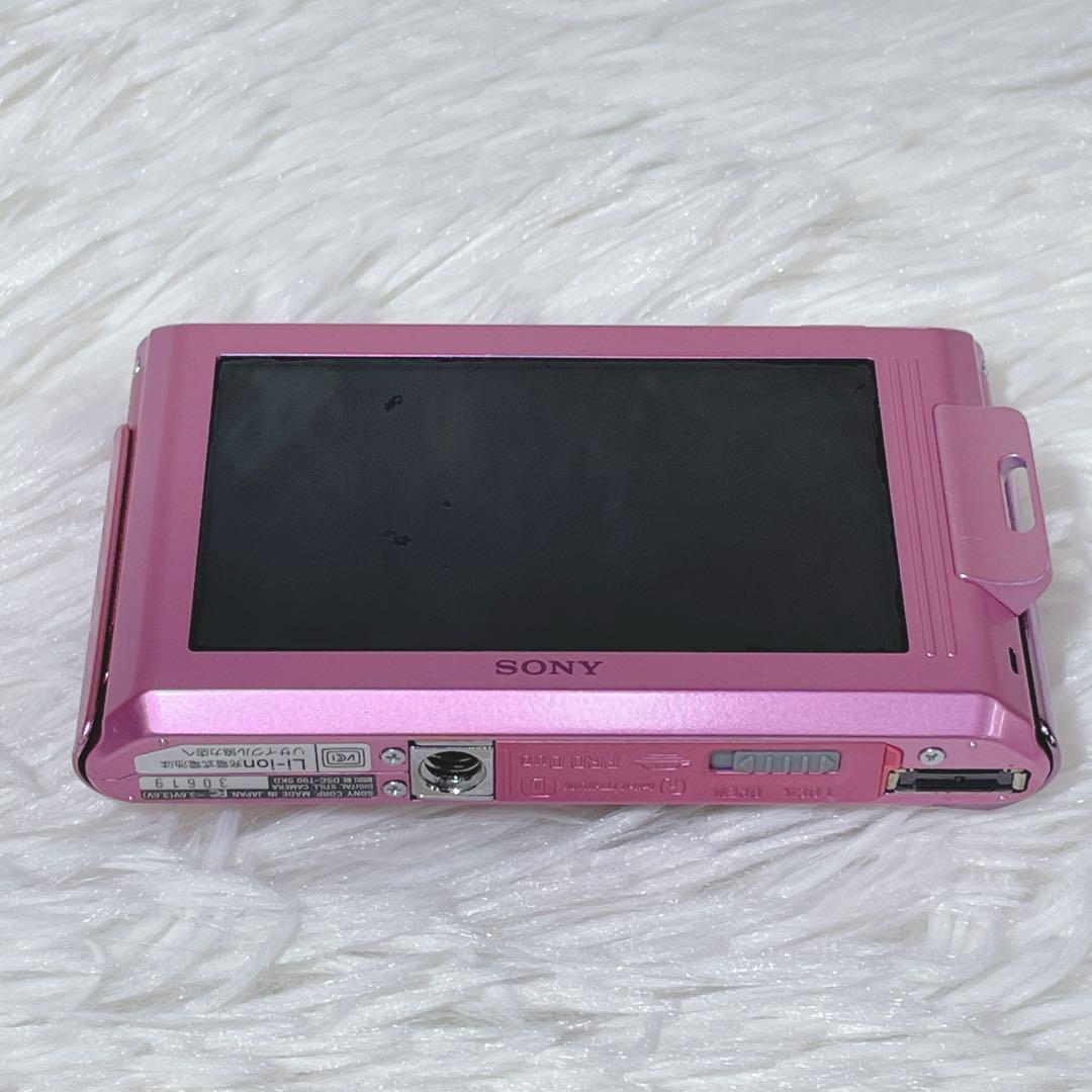 【美品】SONY Syber-shot【DSC-T90】ピンク バッテリー付き