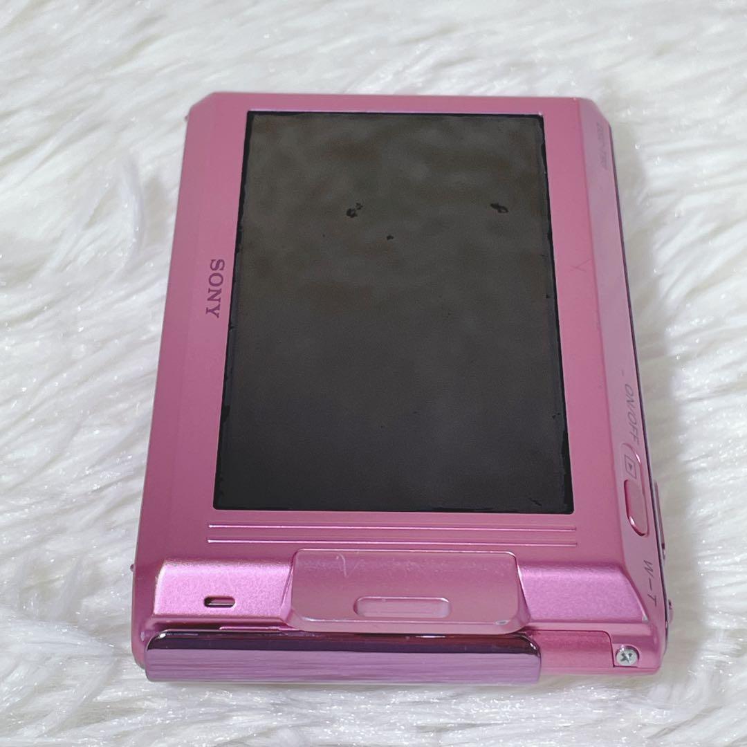 【美品】SONY Syber-shot【DSC-T90】ピンク バッテリー付き