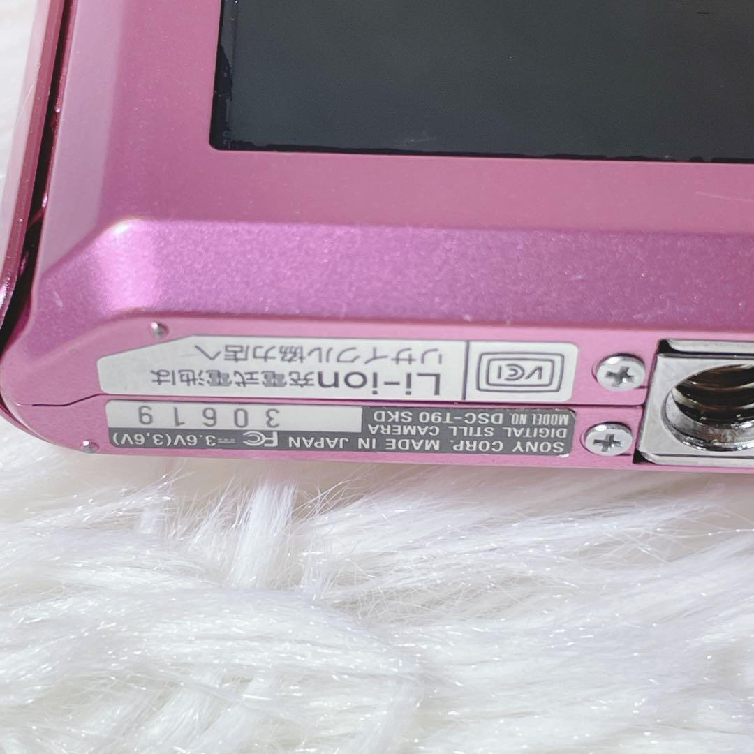 【美品】SONY Syber-shot【DSC-T90】ピンク バッテリー付き
