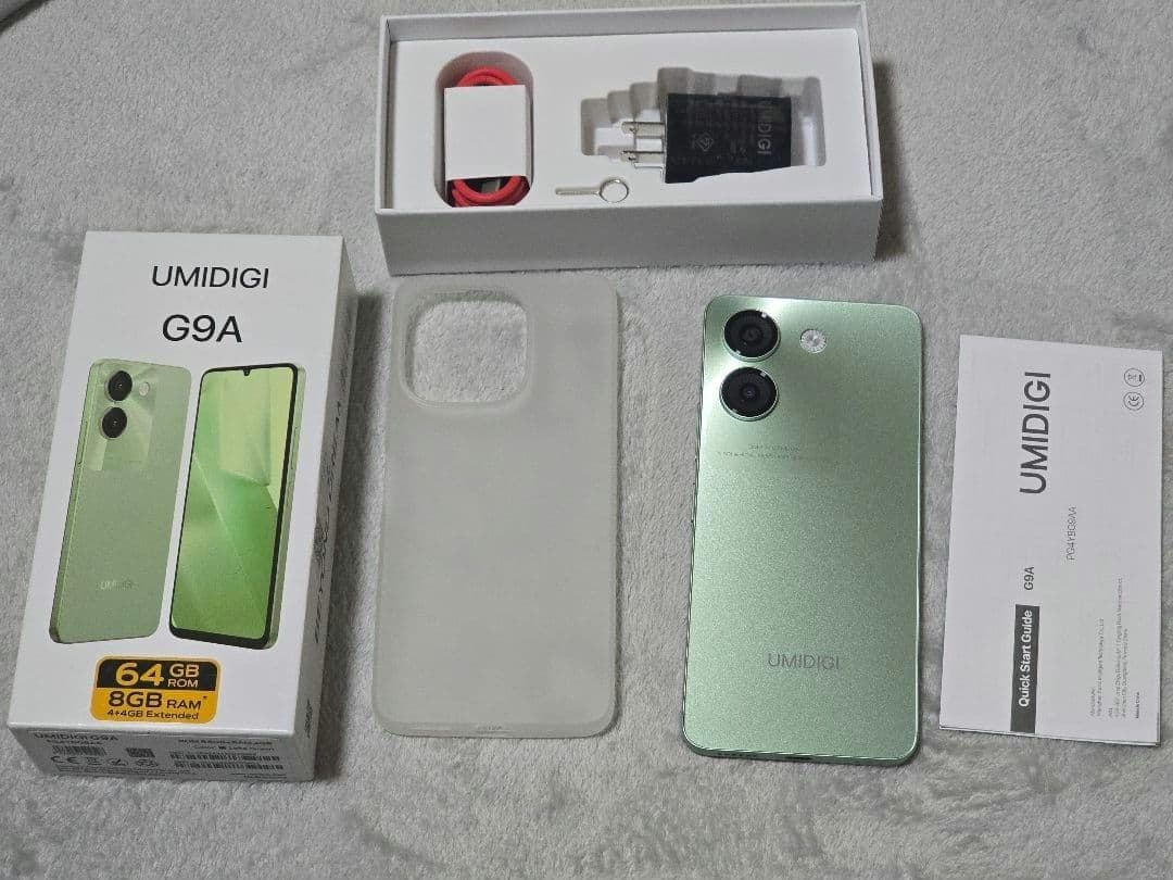 UMIDIGI G9A 8GB ROM 64GB ミントグリーン 未使用