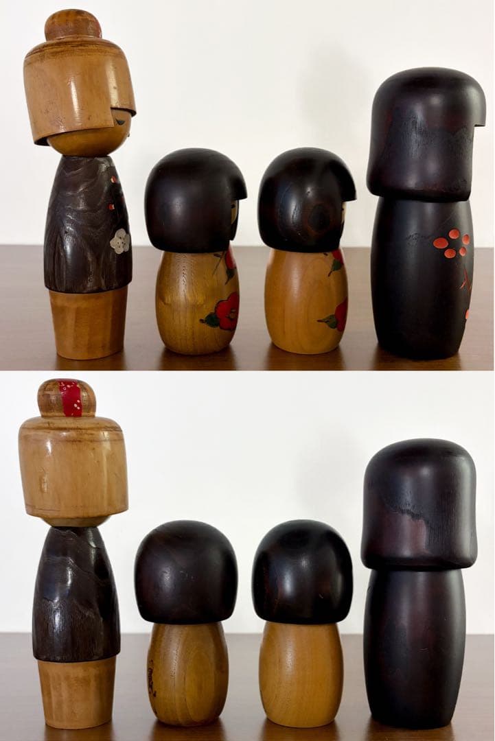 卯三郎 創作 こけし セット まとめ まとめて レトロ 可愛い kokeshi