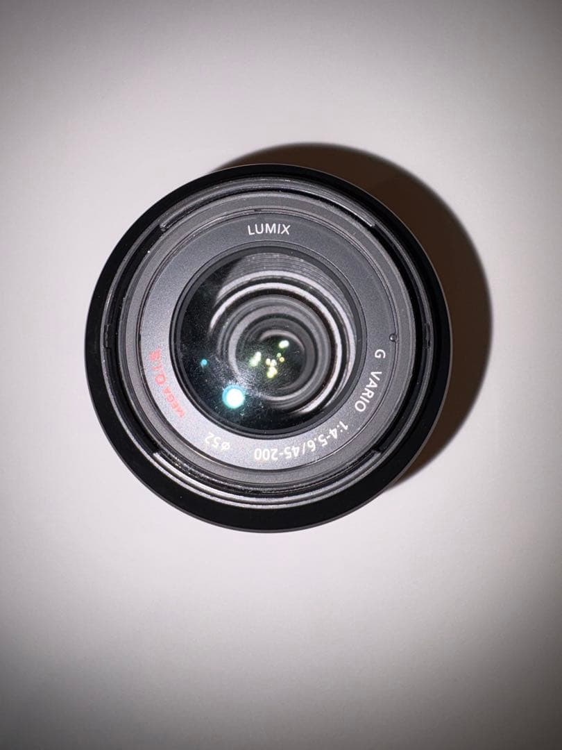 LUMIX ズームレンズ 収納袋・レンズフード付き