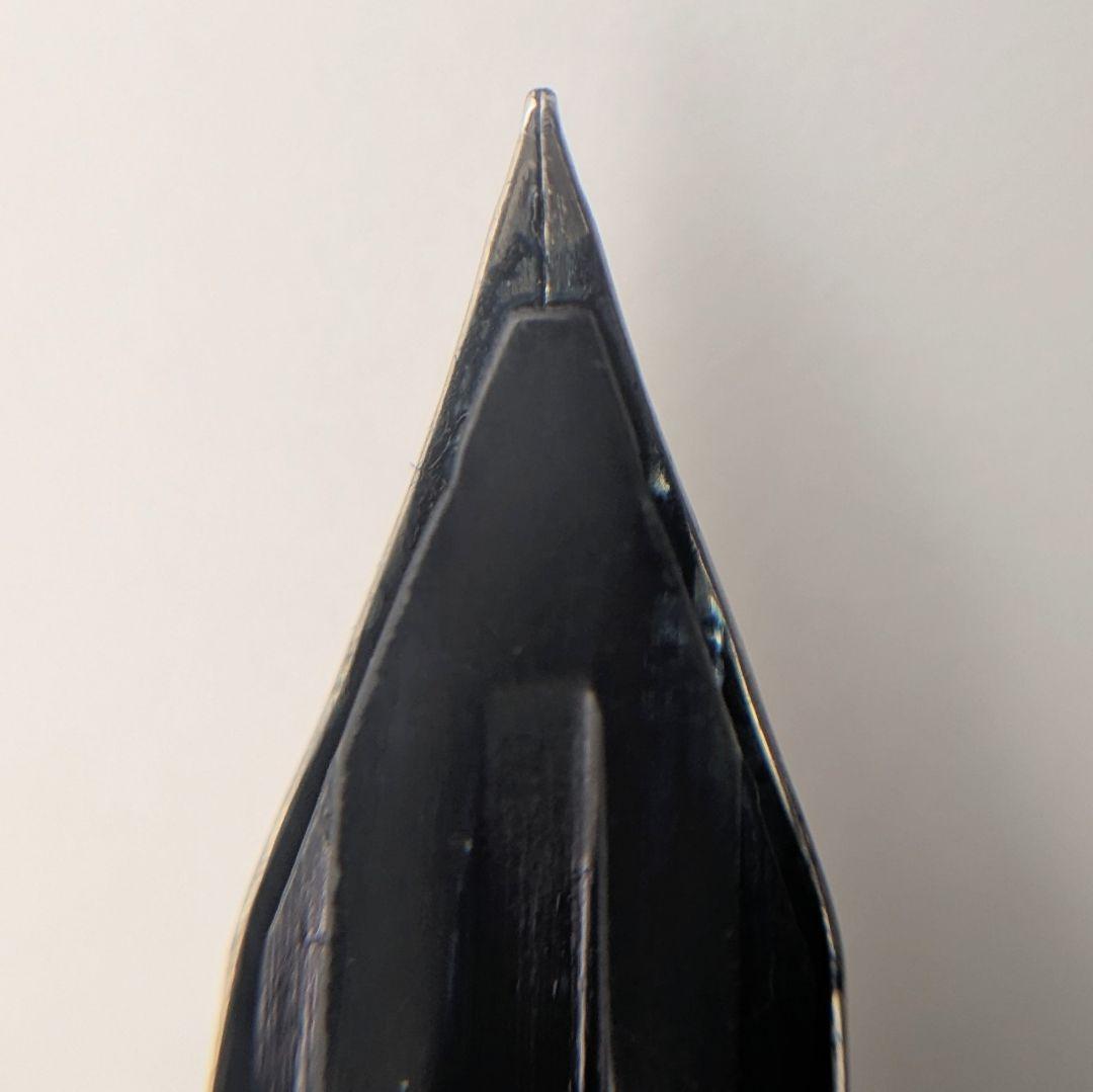 プラチナム 万年筆 K18-WG 細字 スターリングシルバー 925 二重格子柄