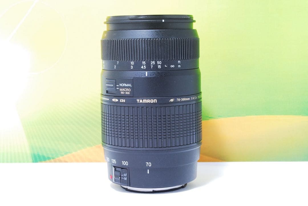 TAMRON 70-300mm 超望遠レンズ Canon用 フード付 美品