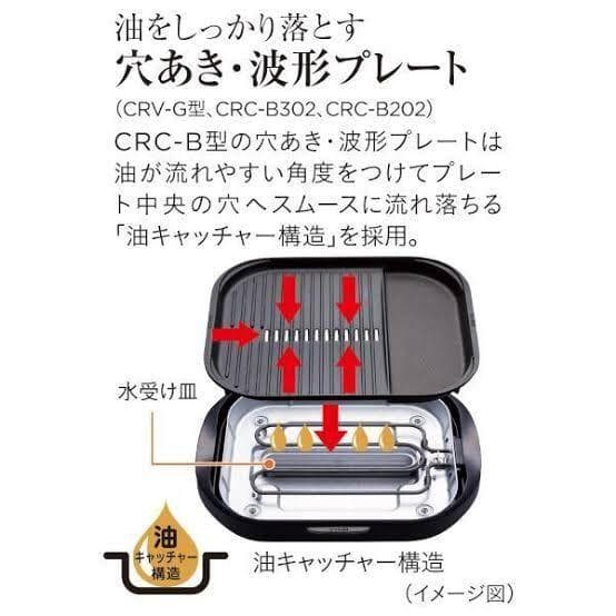 美品　タイガー魔法瓶　多機能ホットプレート(CRC-B302T)