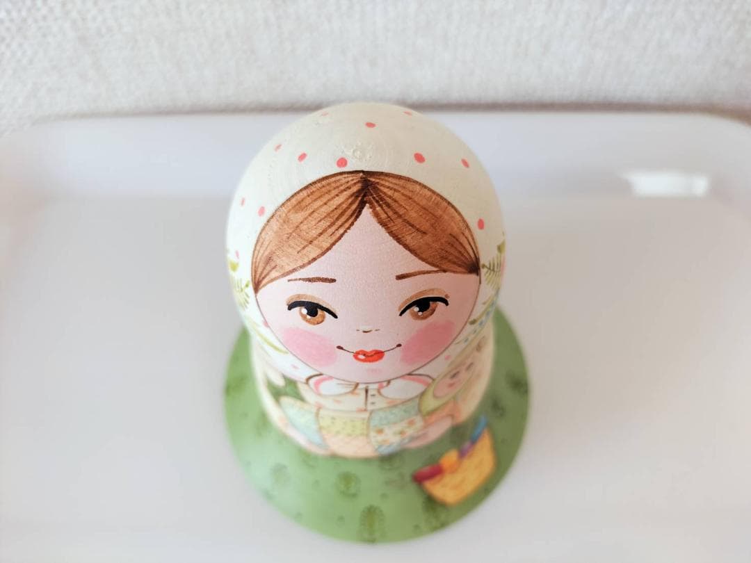 【IBN070】北欧ロシア雑貨の起き上がりこぼし イワンツォワ　赤ちゃん