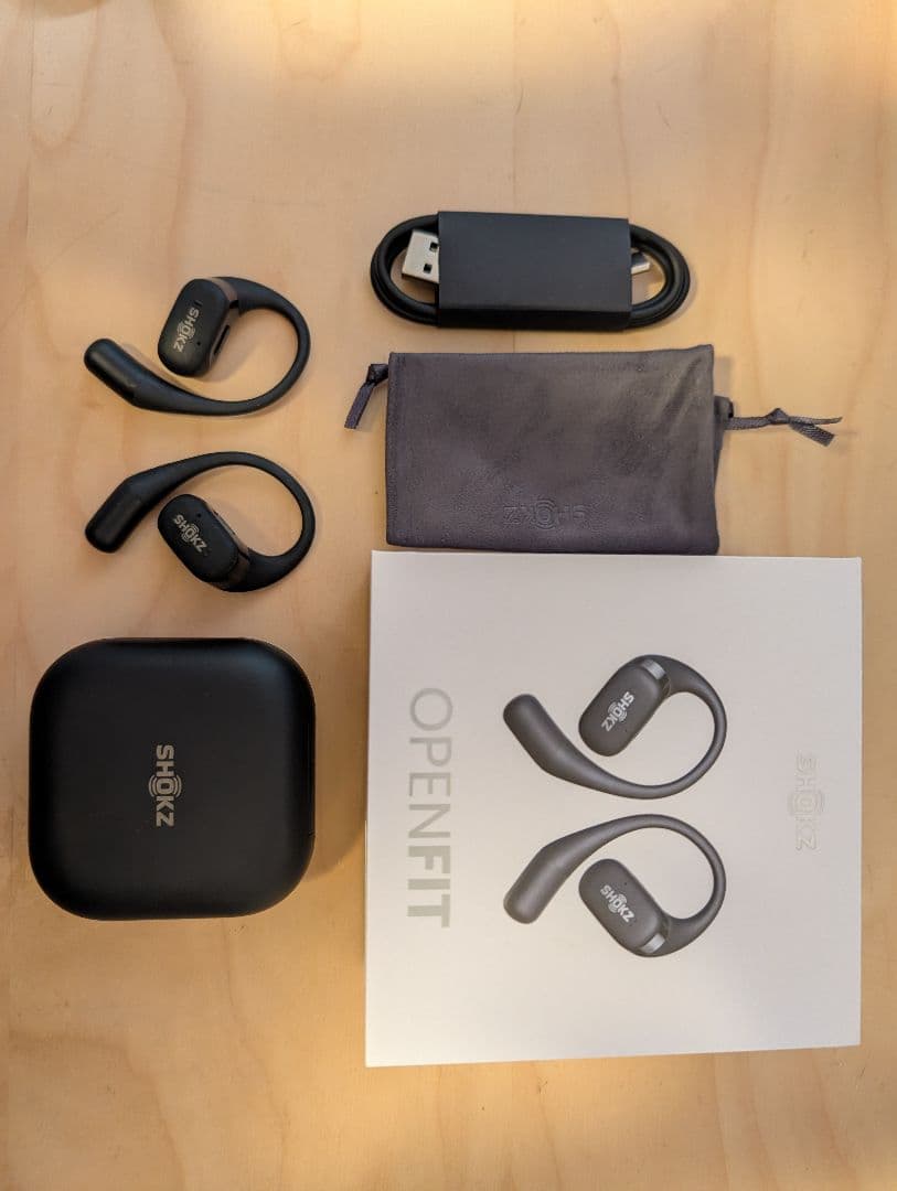 SHOKZ OPENFIT 骨伝導イヤフォン