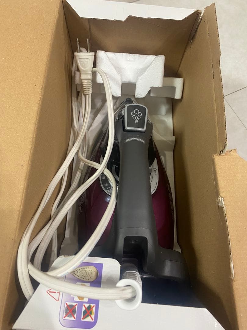 Tefal コードつきスチームアイロンT-FAL FV9751J0