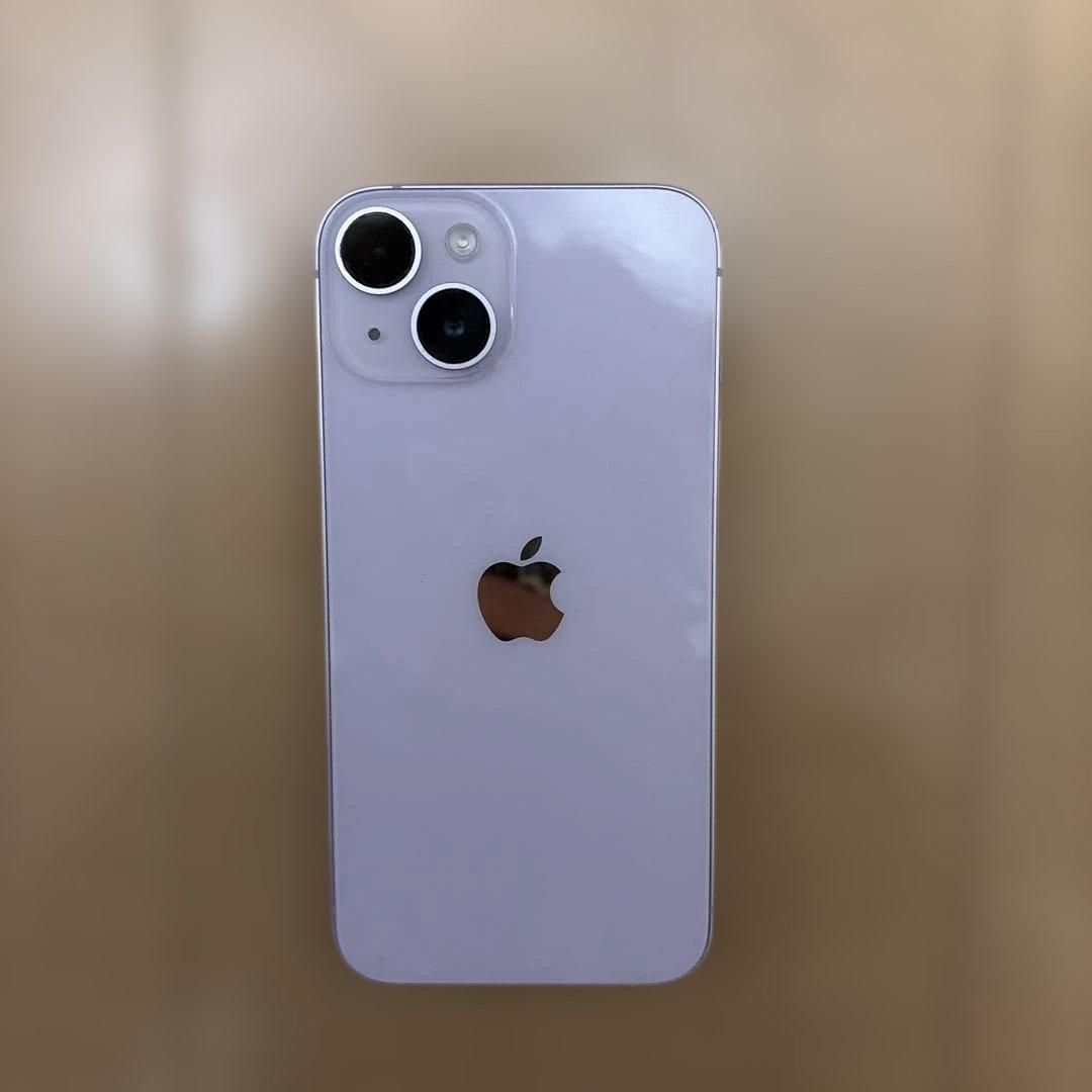 【美品】AppleiPhone 14 本体 パープル 256GB