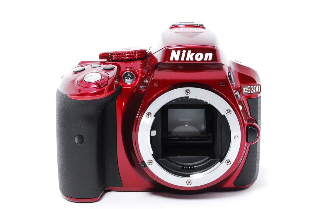 ◆Nikon D5300◆ショット数脅威の54回◆一眼レフカメラ◆レッドカラー◆