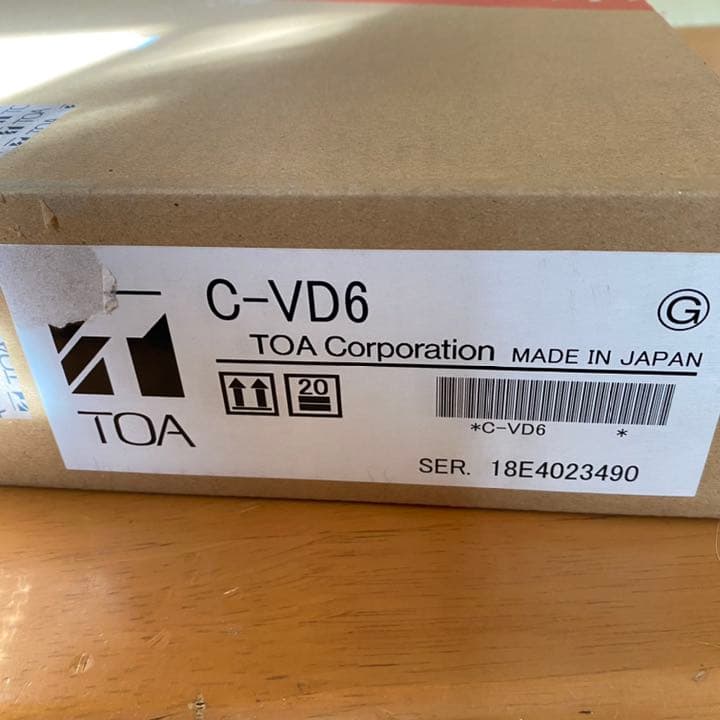 TOA ビデオディストリビュータ　C-VD6 映像信号分配器