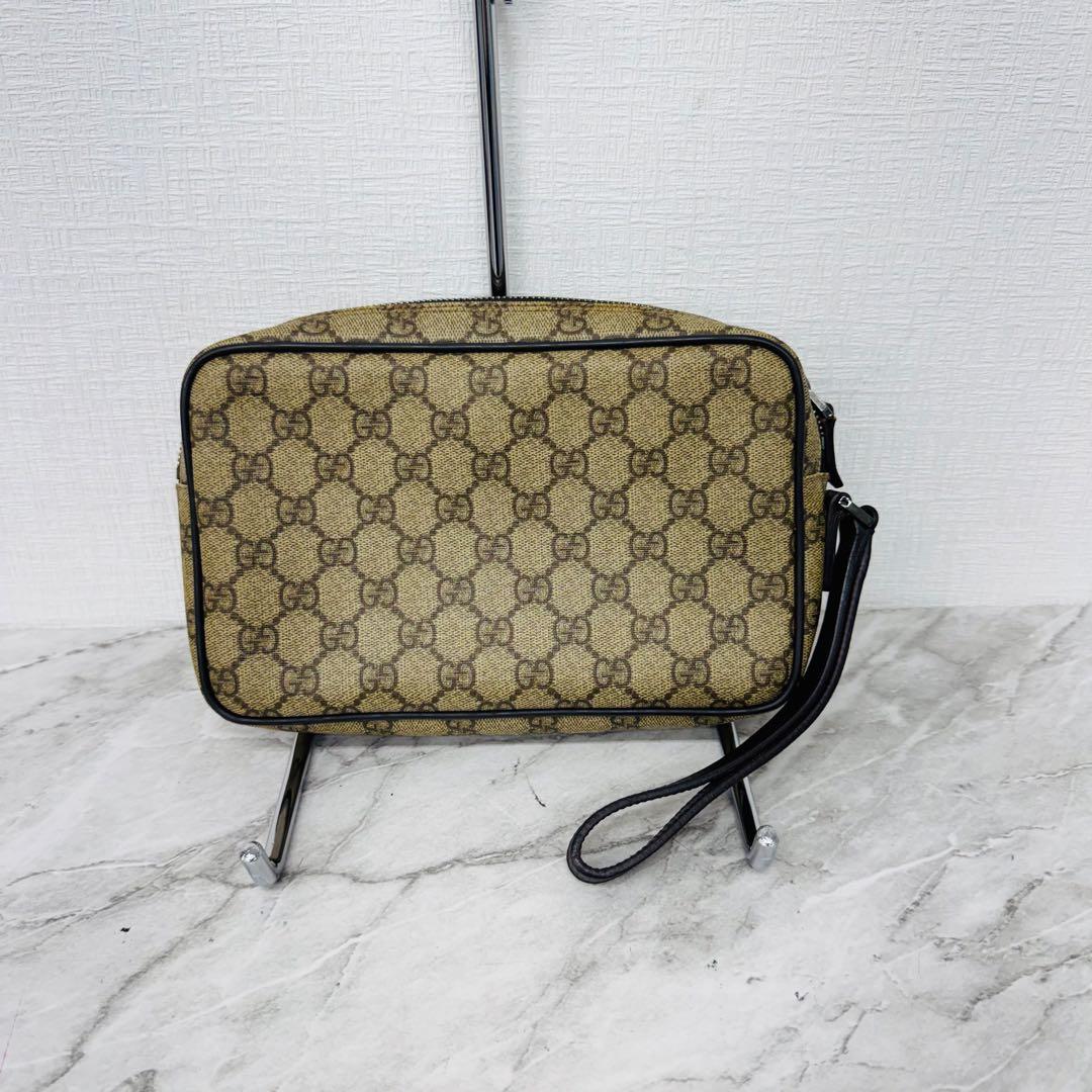 ✨GUCCI✨グッチ✨GG柄✨ブラウン✨ヴィンテージ✨クラッチバッグ✨