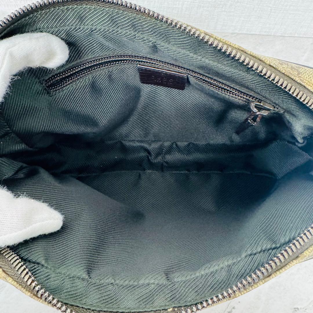✨GUCCI✨グッチ✨GG柄✨ブラウン✨ヴィンテージ✨クラッチバッグ✨
