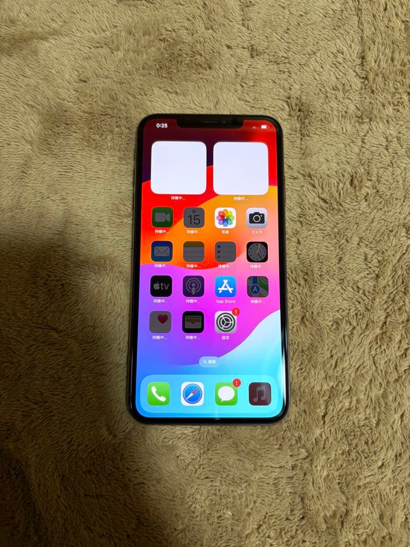 Iphone XS MAX Gold 64GB SIMフリーバッテリー91％美品