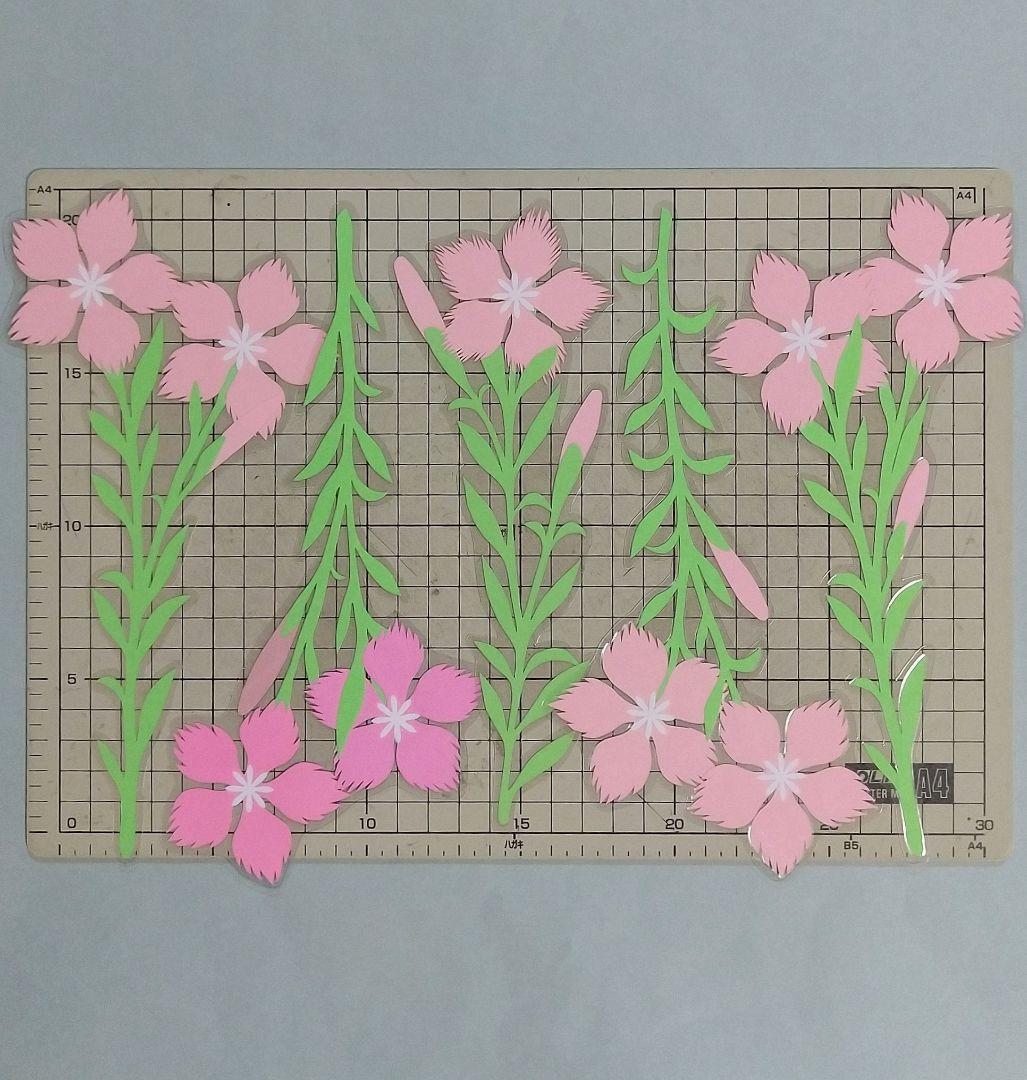 結 【壁画飾り】2点+追加『彼岸花 と 五重の塔・満月と秋の草花~ウサギ』