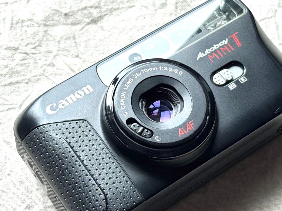 ⌘完動品！ 電池付き、作例あり！ Canon Autoboy mini T⌘
