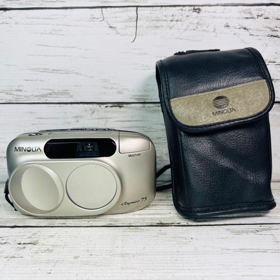【動作良好】MINOLTA フィルムカメラ Capios 75