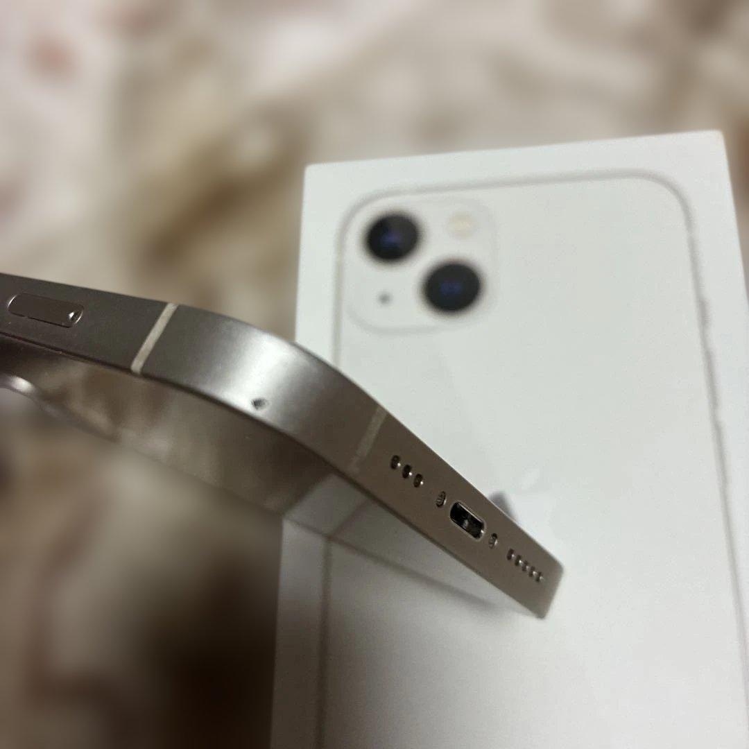 【美品】Apple iPhone 13スターライト128GB バッテリー100%