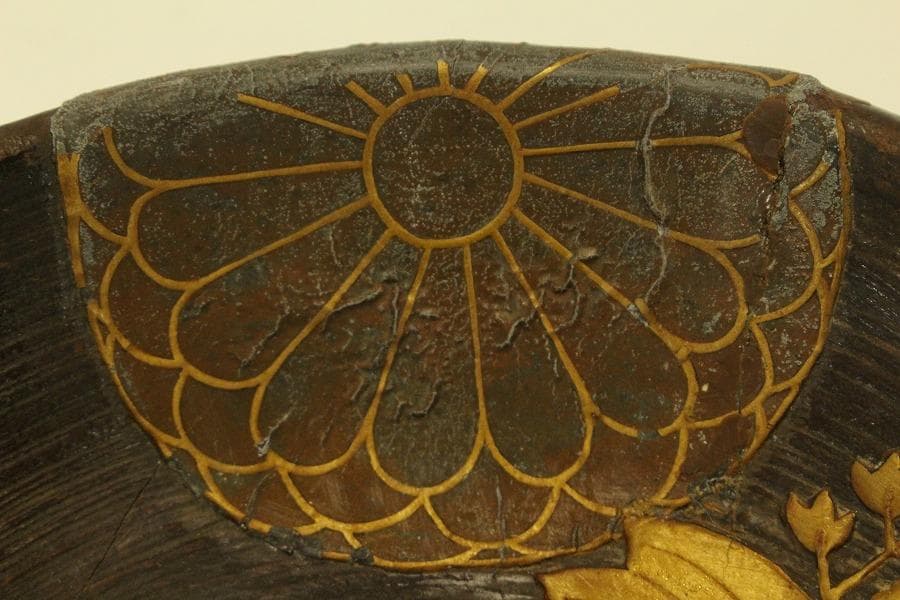 古材 高台寺蒔絵 椀 時代物(ZE848)