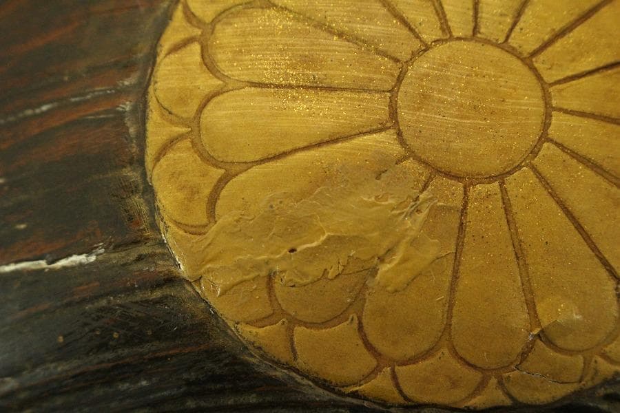 古材 高台寺蒔絵 椀 時代物(ZE848)