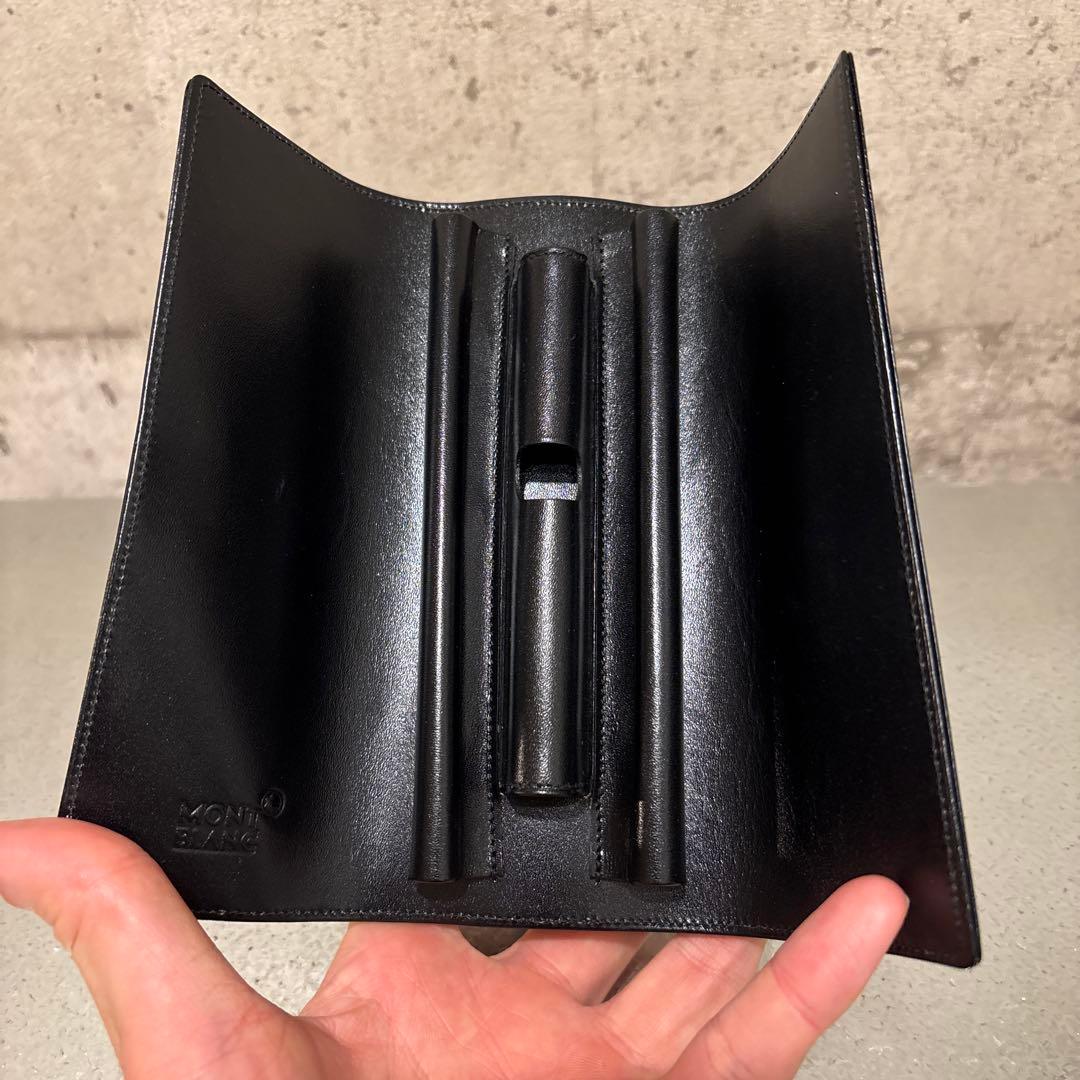 【美品】モンブラン レザー 革製 ペンケース