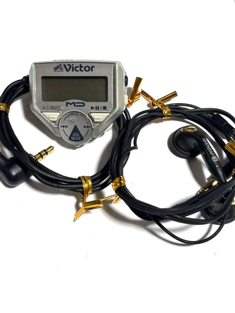 Victor MDプレーヤー XM-P55 動作品 乾電池ケース付き