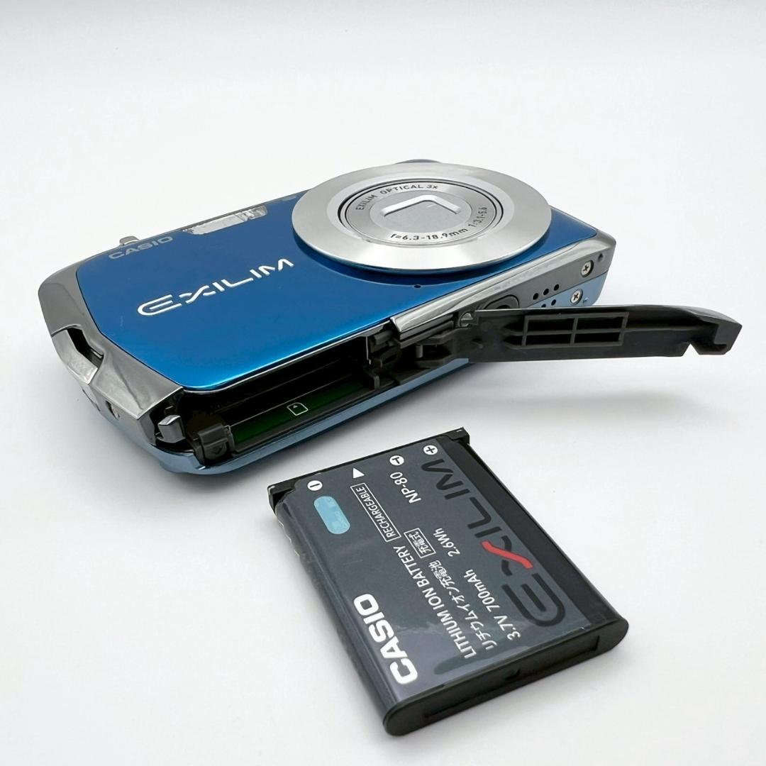 【完動品】CASIO EXILIM EX-Z1 コンデジ ブルー 動作確認済