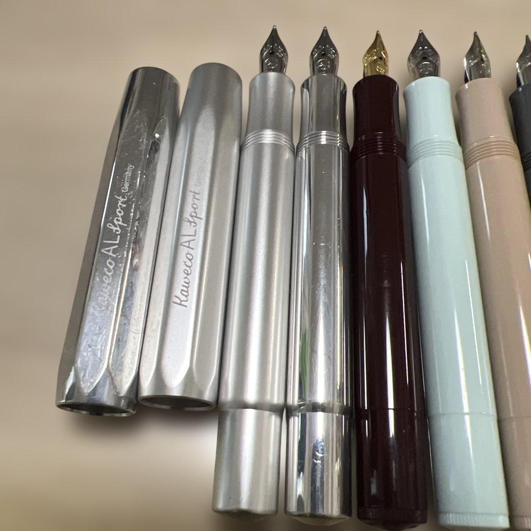 Kaweco AL Sport 万年筆9本&インクカートリッジ