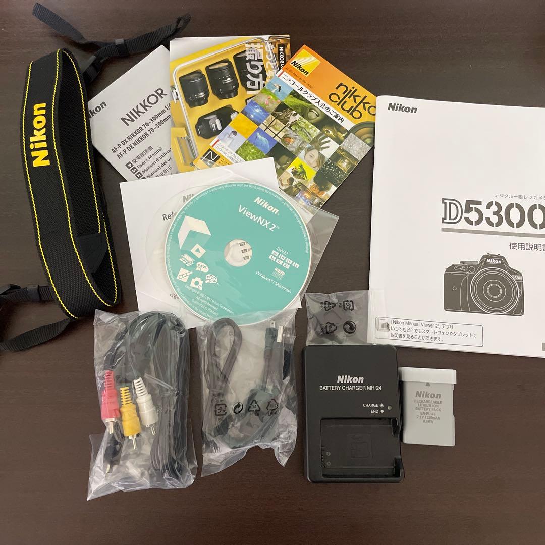 Nikon D5300 デジタル一眼レフカメラ AF-P ダブルズームキット