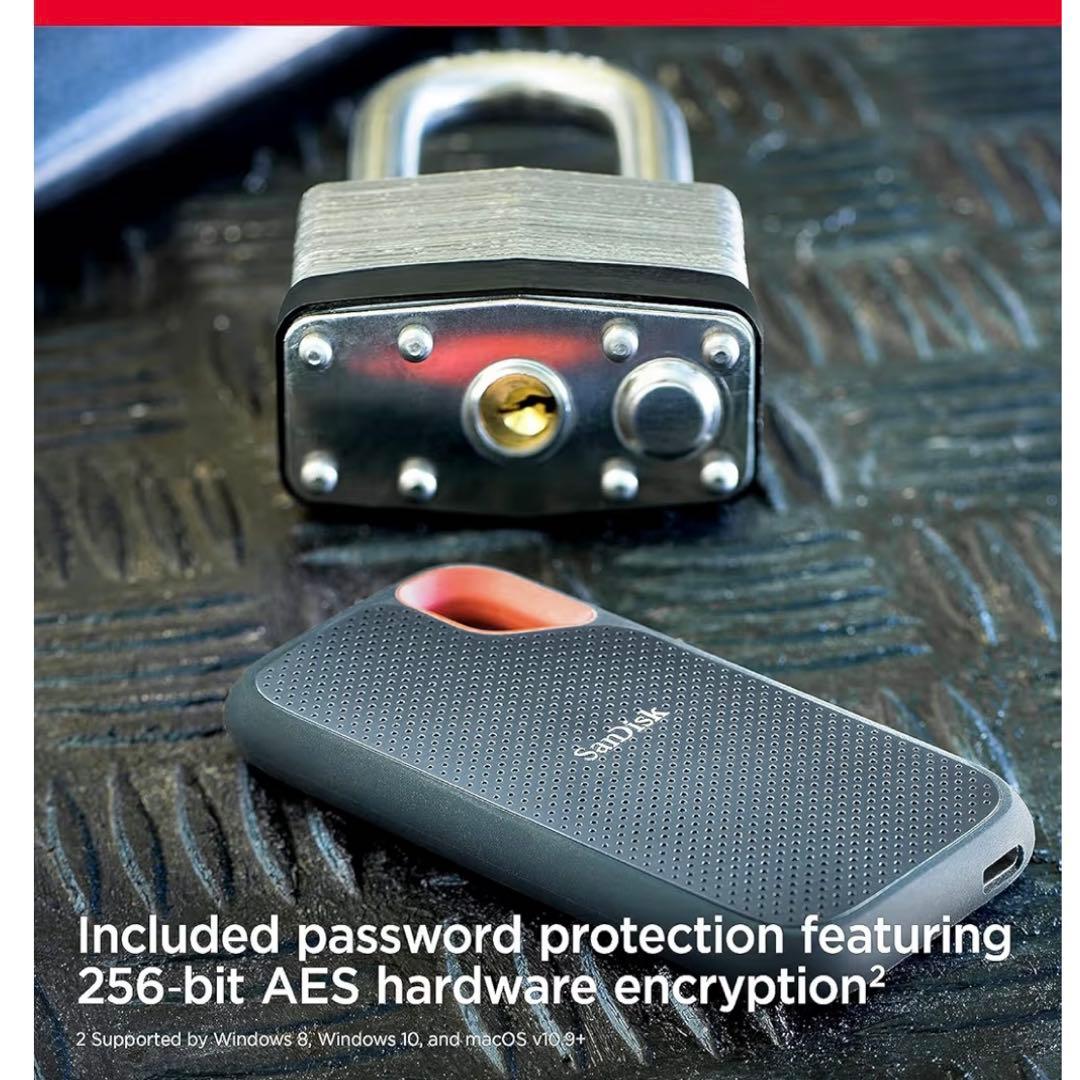 【美品】SanDisk SSD 4TB SDSSDE61-4T00-G25