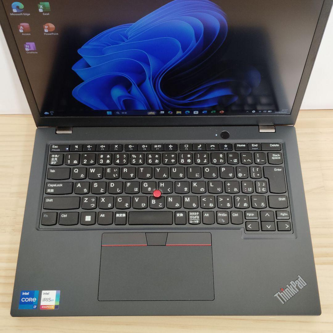極美品 ThinkPad L13 Gen3 爆速12世代i7 16GB 1TB
