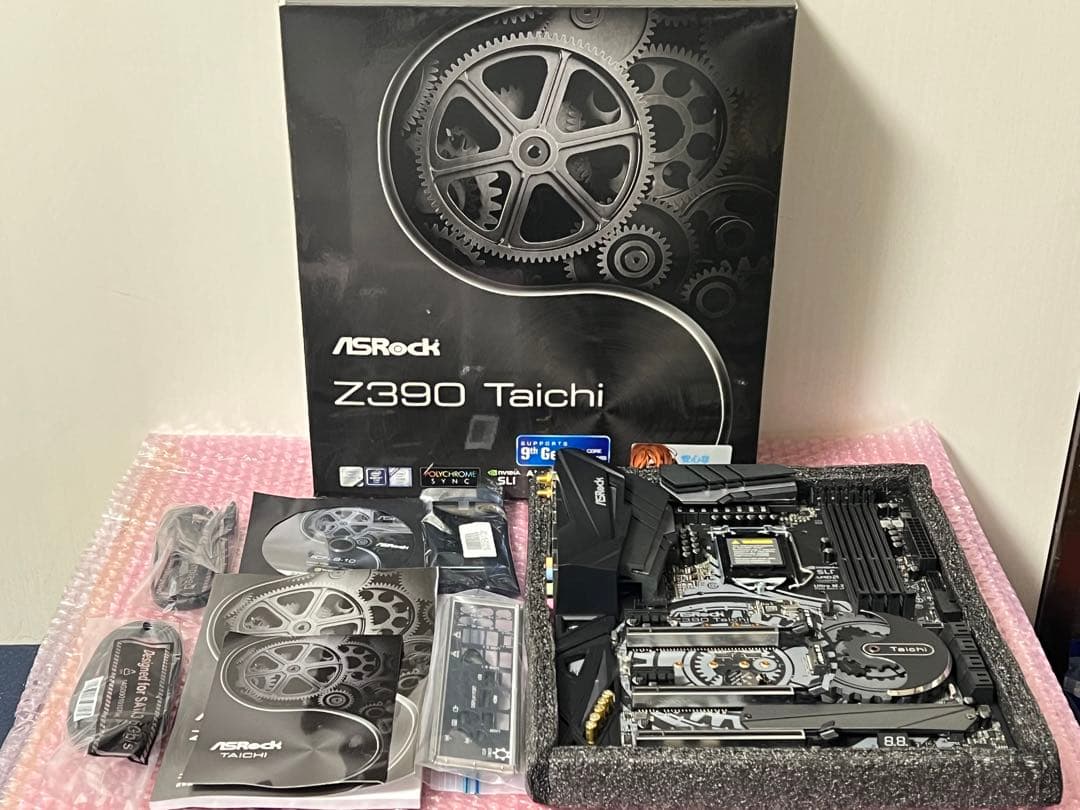 ASRock Z390 Taichi LGA1151 マザーボード BIOS確認