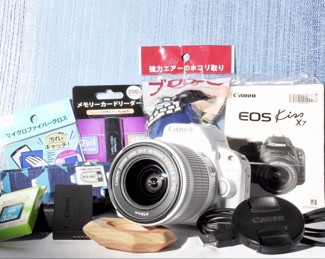 ✨収納ケース付き♪Canon EOS Kiss X7 ♥️キズほとんどない超美品