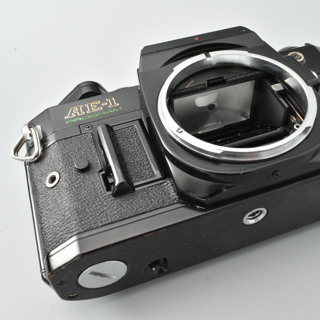 整備済 Canon AE-1 Program 黒 NFD レンズ3本 付属品5点