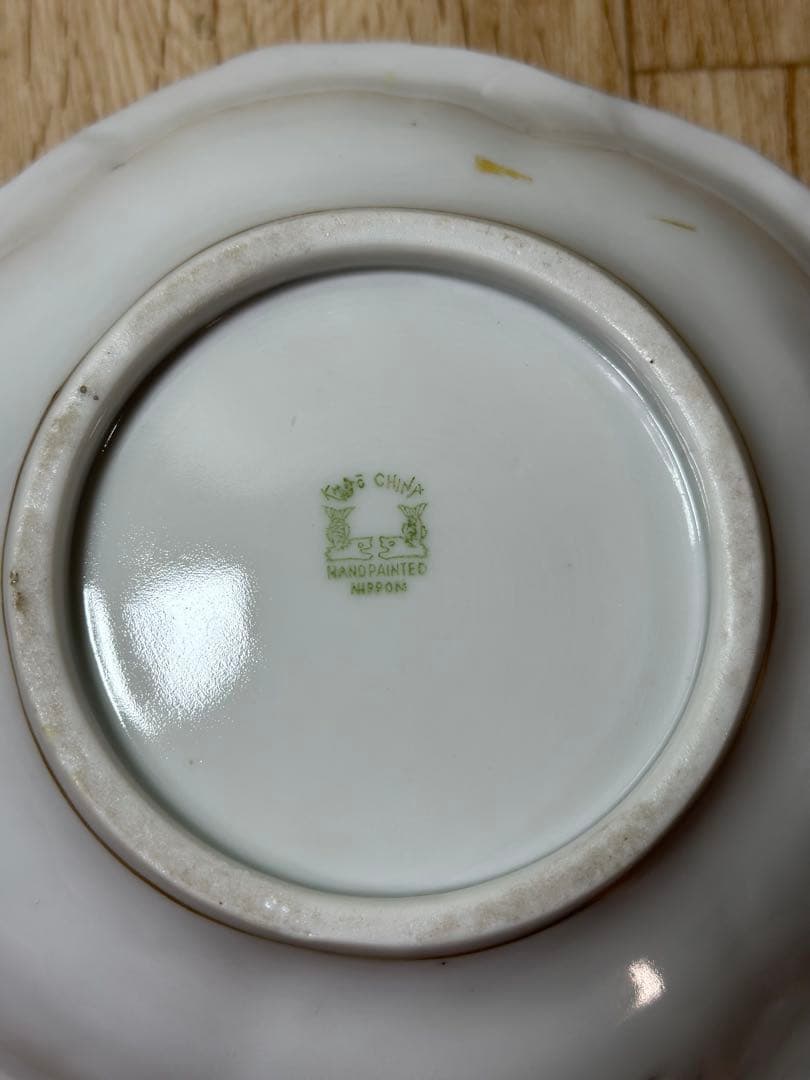 日本製 金城陶器 Kinjo China ヴィンテージ　20世紀初頭 深皿