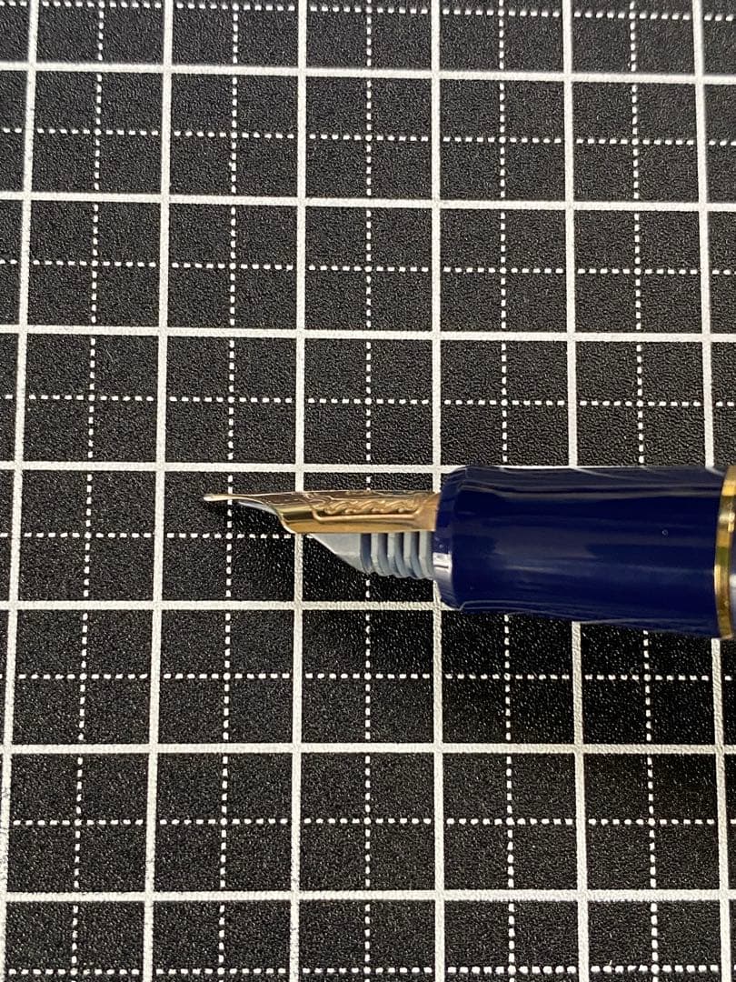 PILOT CUSTOM74 Dark-Blue 網目　万年筆　字幅F