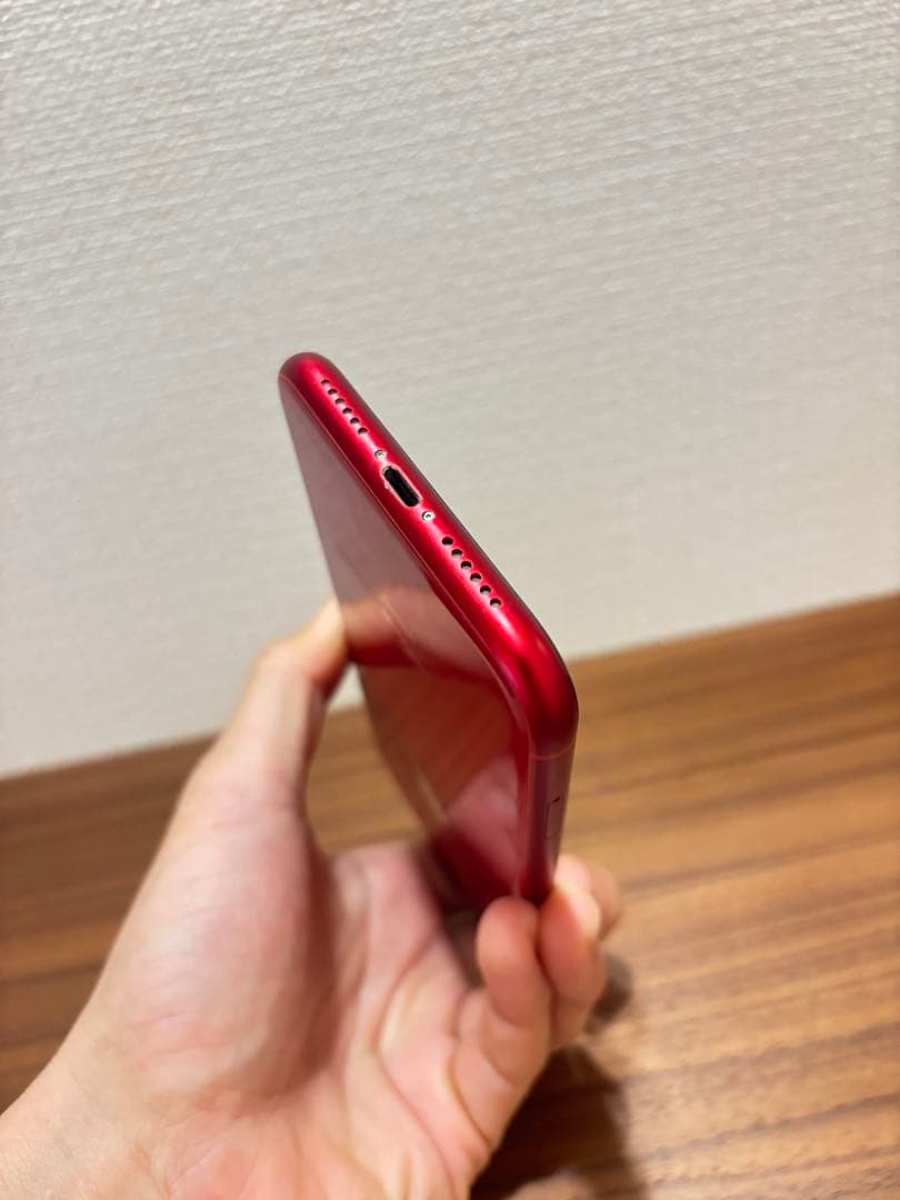【純正バッテリー96%】iPhone XR 128G 本体 赤SIMロック解除済