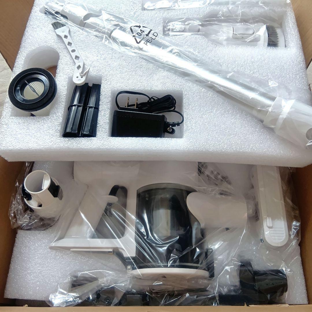新品✨ 掃除機 コードレス 除菌機能搭載 超強力吸引 置くだけ充電スタンド