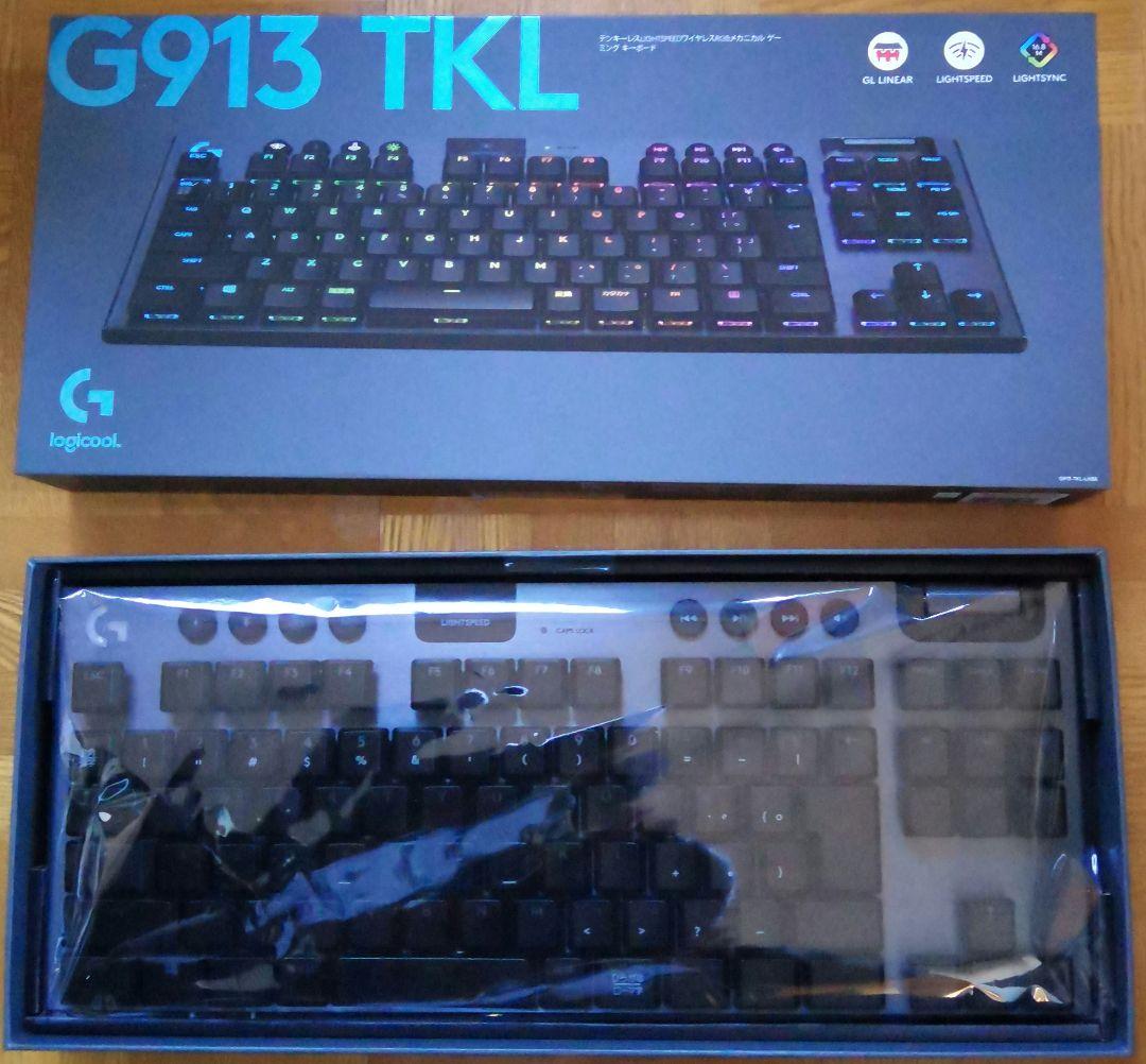 Logicool G テンキーレス ワイヤレス G913 TKL リニア 静音