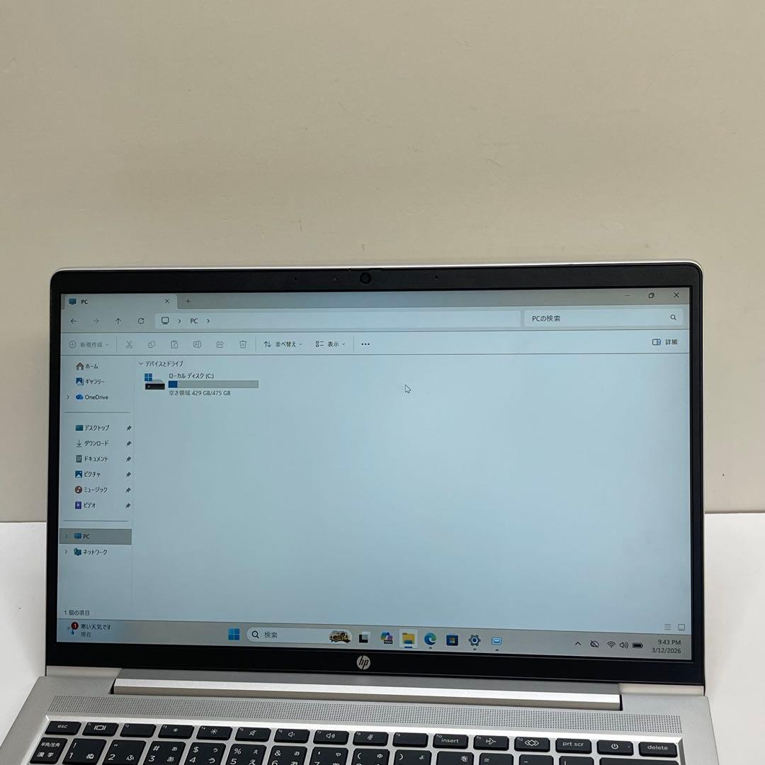 Windowsノート本体 HP ProBook 445 G10 AMD Ryzen 5 7530U 16G