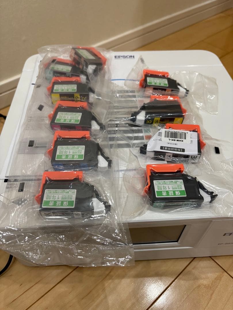 訳あり品☆カラー印刷難あり☆EP-883AW インクジェットプリンター ホワイト
