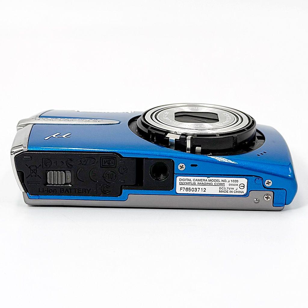 オリンパス OLYMPUS μ1020 ロイヤルブルー コンデジ カメラ 中古