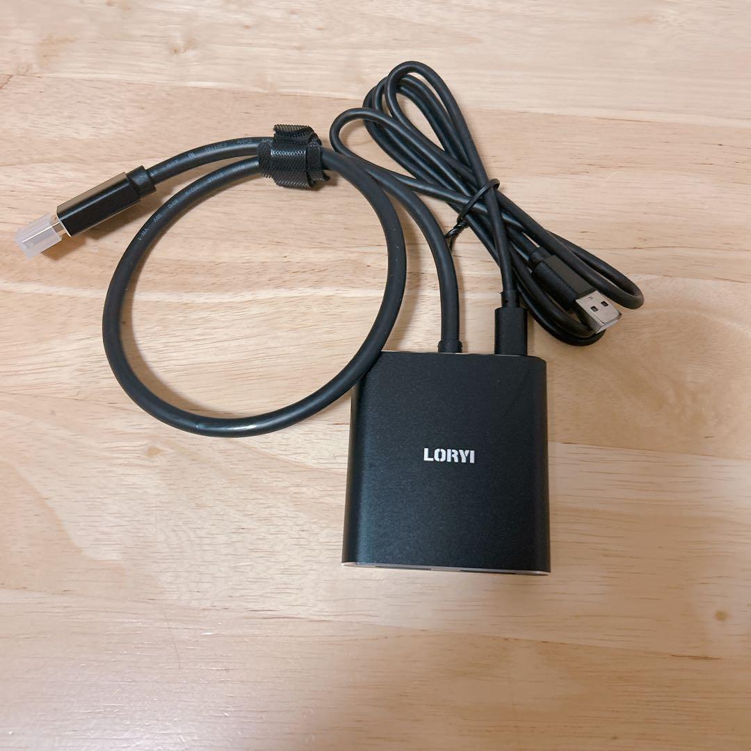 DisplayPort toデュアルDisplayPort 分配器スプリッター