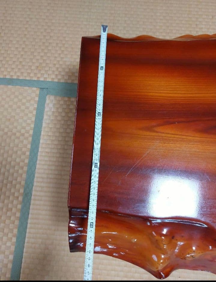 【値下げ】高級銘木 高級木材 一枚板 座卓 和室 天然木 和室　光沢仕上げ