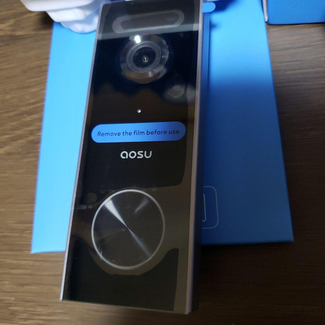 AOSU 2K ワイヤレス カメラ付き インターホン ドアホン カメラ付き