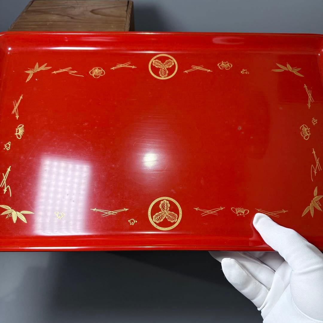 極上本堅地 輪島塗 沈金松竹梅 屠蘇器揃 共箱 酒器 お屠蘇 漆器 正月 作家物